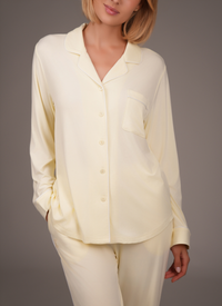 Bamboo Ultra-Soft Long Sleeve Pajama Top (Butter Silk)