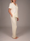 Bamboo Ultra-Soft Short Sleeve Pajama Top (Butter Silk)