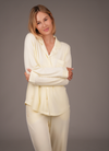 Bamboo Ultra-Soft Long Sleeve Pajama Top (Butter Silk)