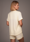 Bamboo Ultra-Soft Short Sleeve Pajama Top (Butter Silk)