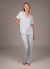 Bamboo Ultra-Soft Short Sleeve Pajama Top (Skyline Breeze)