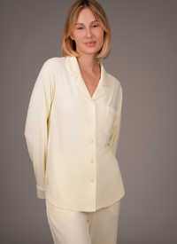 Bamboo Ultra-Soft Long Sleeve Pajama Top (Butter Silk)