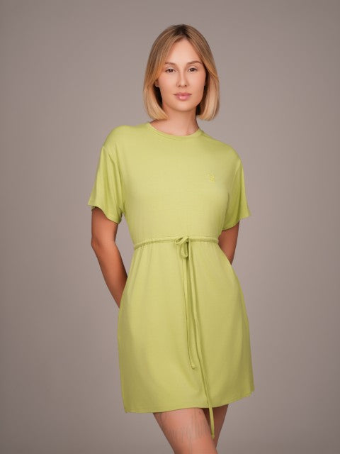 Bamboo Ultra-Soft Lounge Dress (Lime Mint)