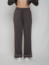 Women’s Ultra-Soft Bamboo Long Sleeve Pajama Set (Chocolate Brown)