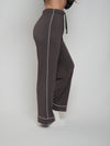 Women’s Ultra-Soft Bamboo Long Sleeve Pajama Set (Chocolate Brown)